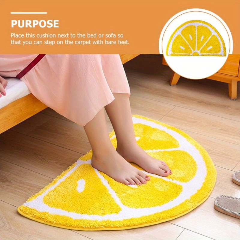 Zara Home Bathroom Mat - VIKAMA Fresh Lemon Style Bathroom Floor