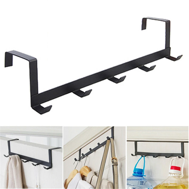Hooks Over The Door 5 Hooks Ho - Tiny Home Bathroom Kitchen recension och pris