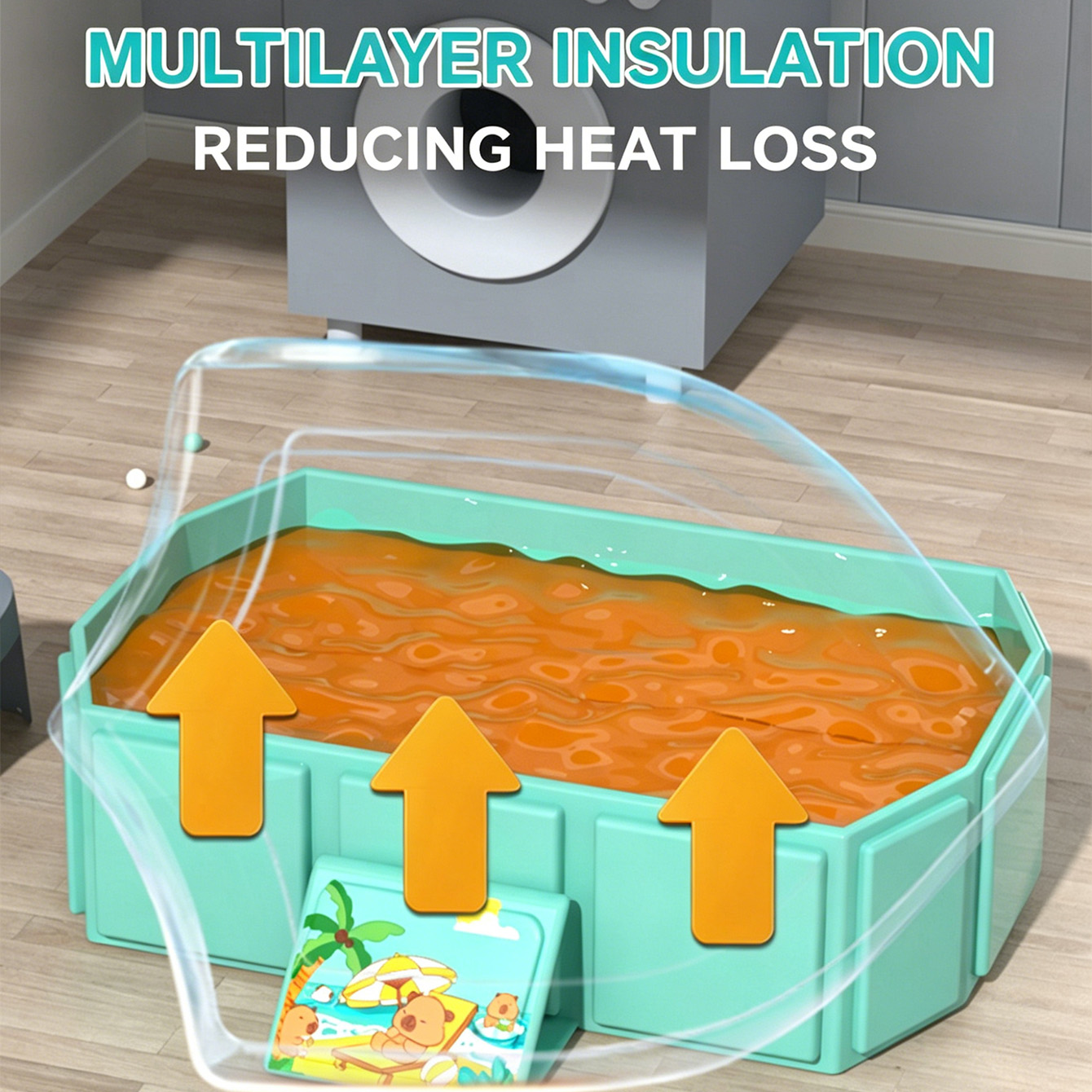 1PC Foldable Bathtub Portable  - Home Bathroom Tub recension och pris