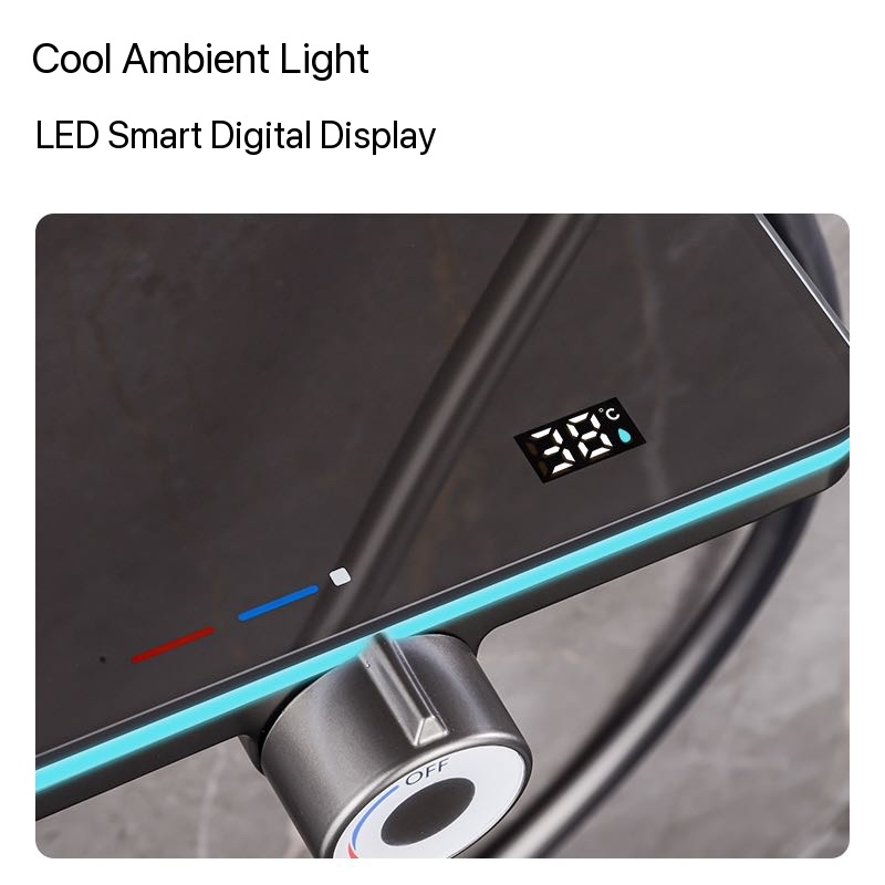 Gray Piano Button Ambient Ligh - Home Bathroom Renovation recension och pris