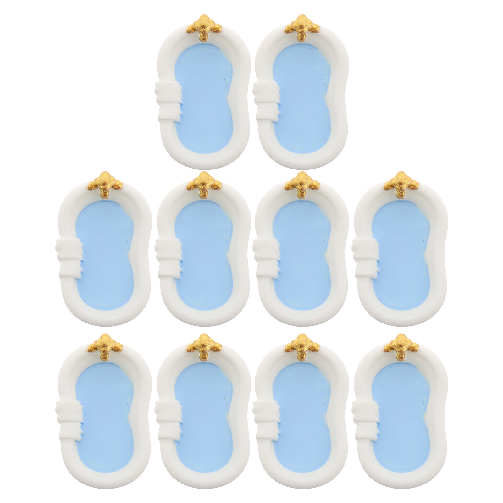 10Pcs Miniature Bathtub Set Fi - Home Bathroom Tub recension och pris