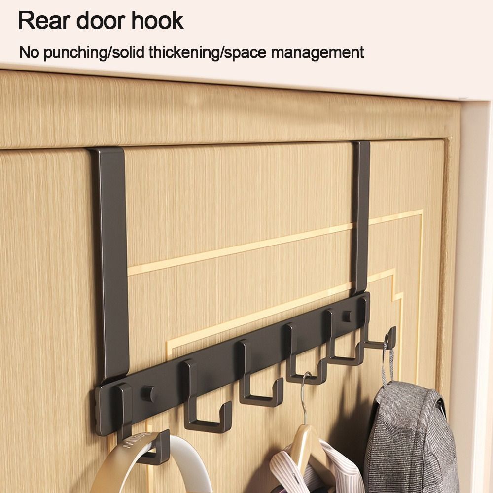 Hooks Over The Door 6 Hooks Cl - Tiny Home Bathroom Kitchen recension och pris