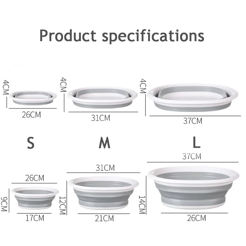 Plastic Folding Wash Basin, Po - Home Bathroom Tub recension och pris