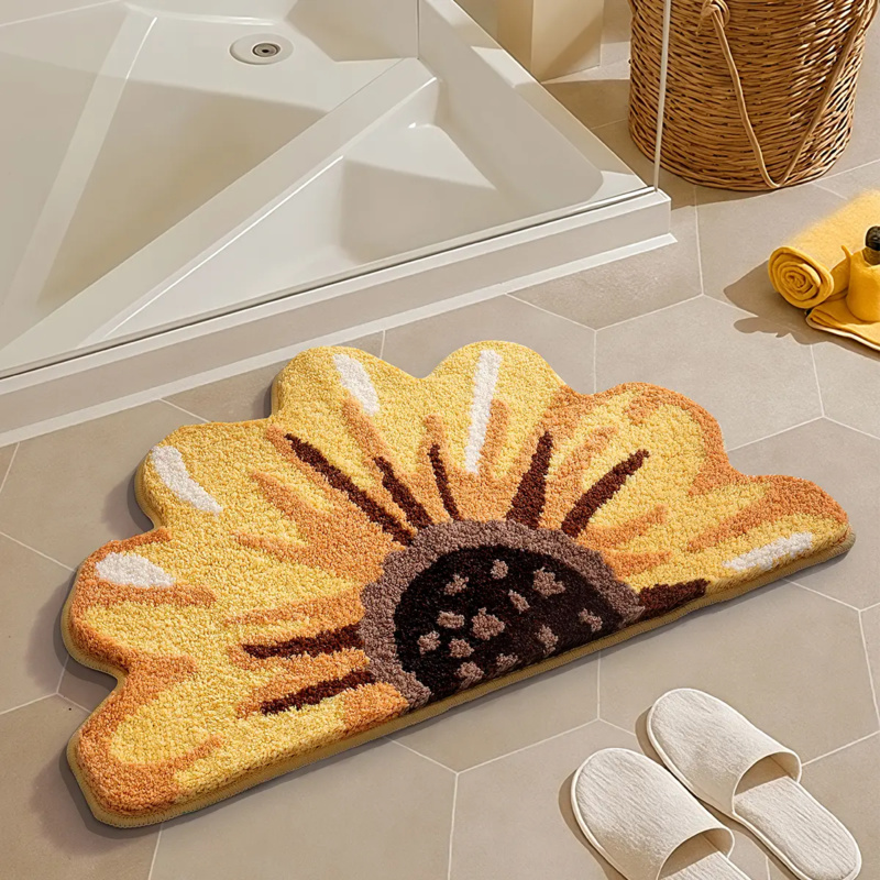 VIKAMA Small Fresh Green Leaf  - Zara Home Bathroom Mat recension och pris