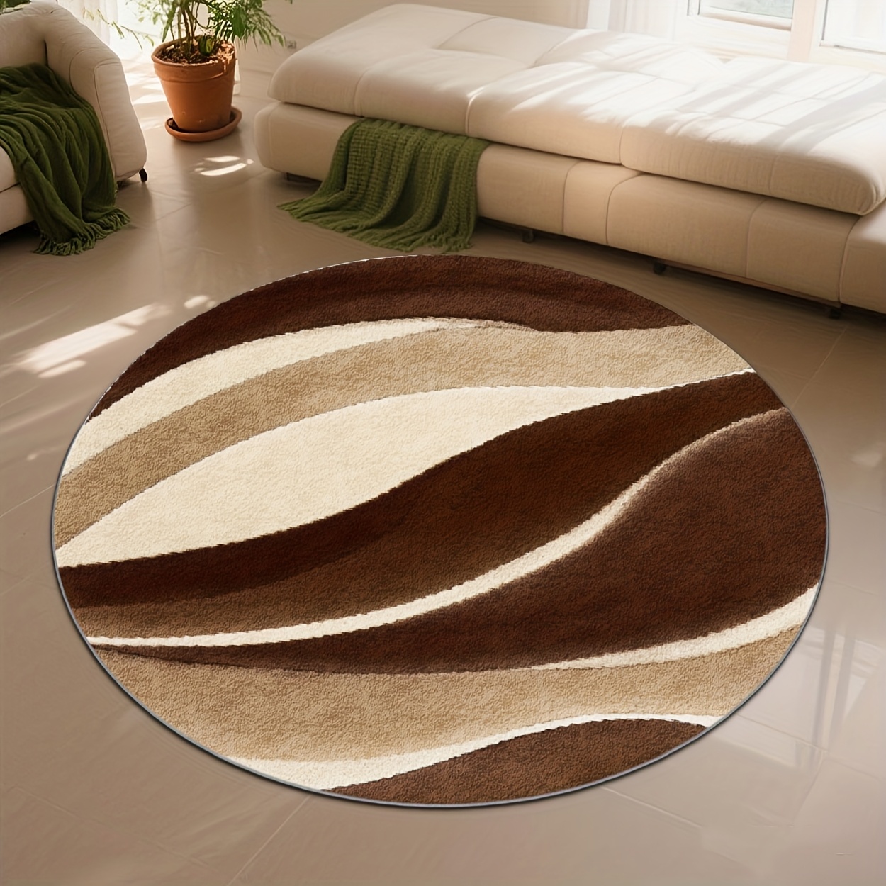 Boho Abstract Color Block Roun - Home Made Bathroom Vanity recension och pris