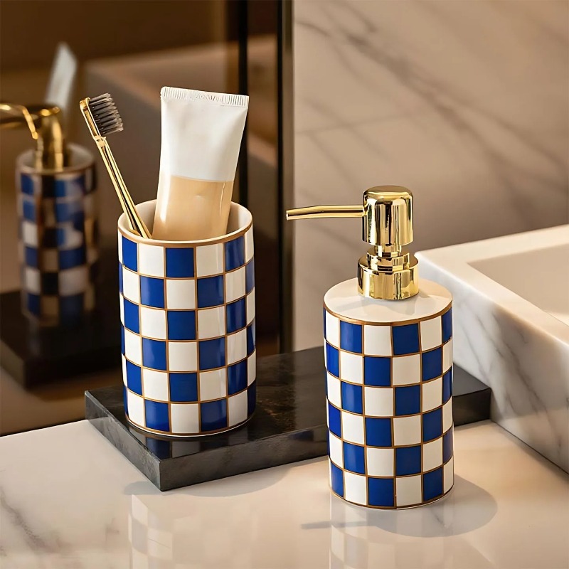 Luxury Cylindrical Ceramic Lot - Zara Home Bathroom recension och pris