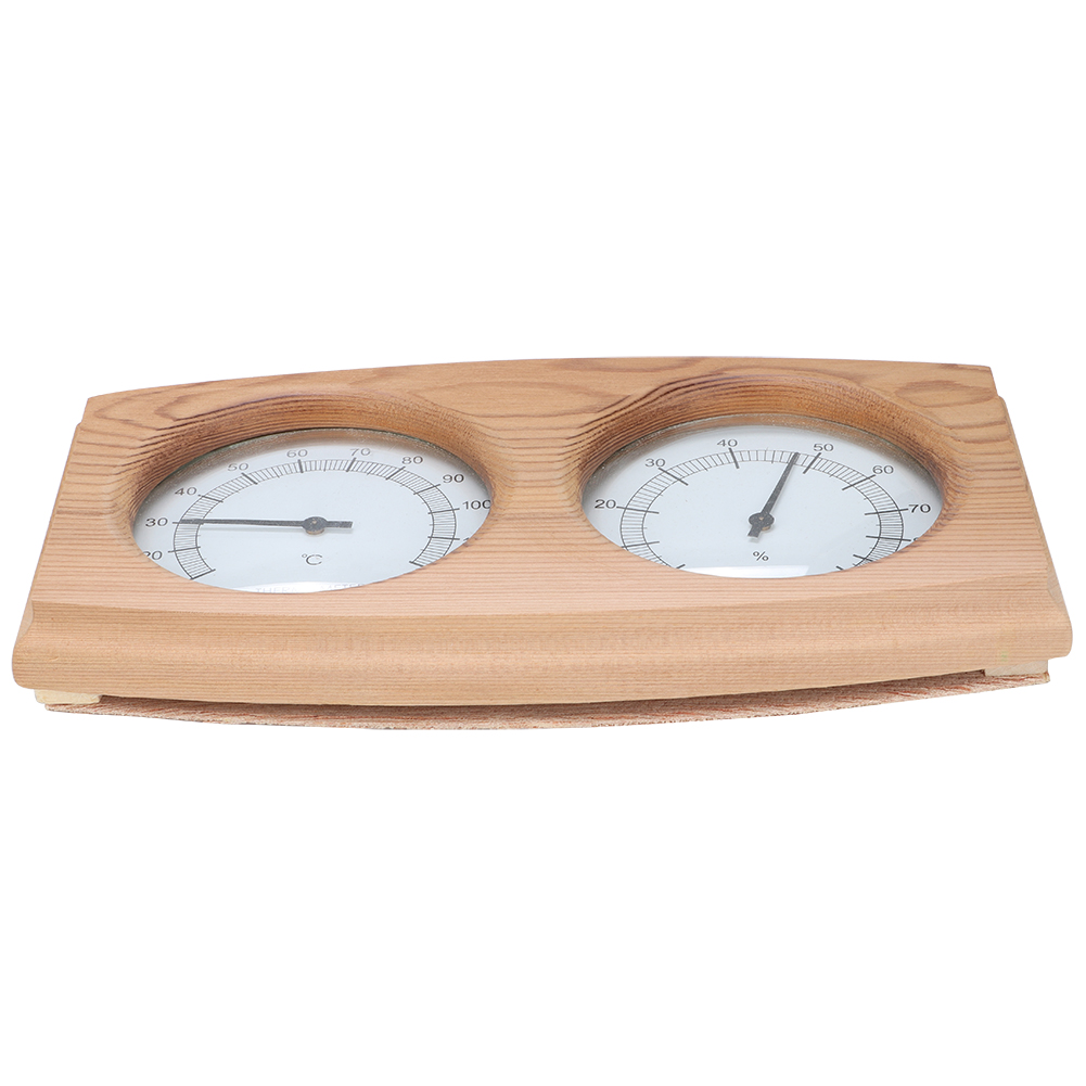 2-In-1 Wood Thermo-Hygrometer  - Home Bathroom Sauna recension och pris