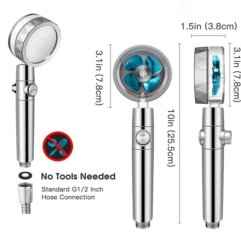 360 Degrees Rotation Turbo Fan - Home Bathroom Fan recension och pris