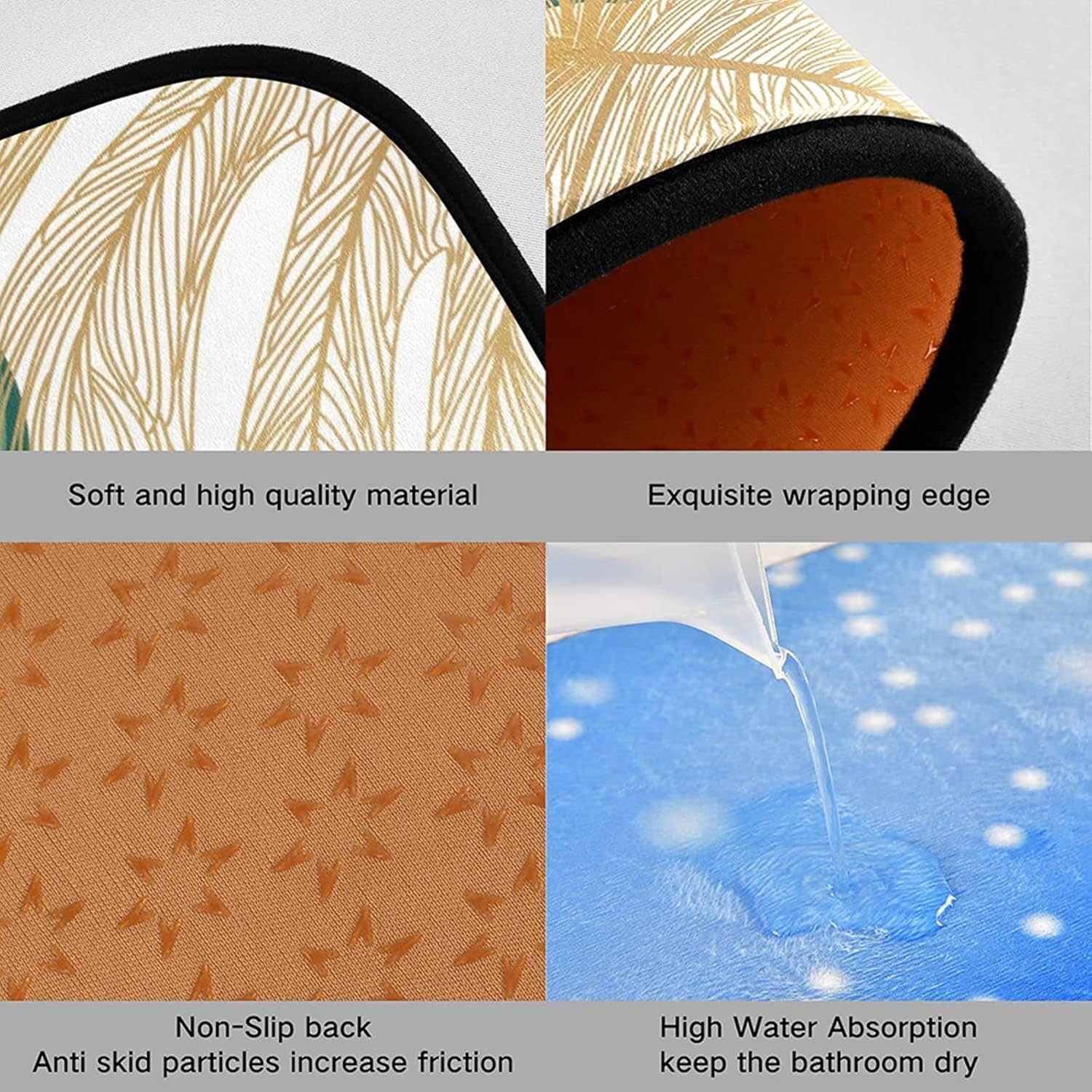 Round Fluffy Heels Rug Mat Gir - Home Made Bathroom Vanity recension och pris