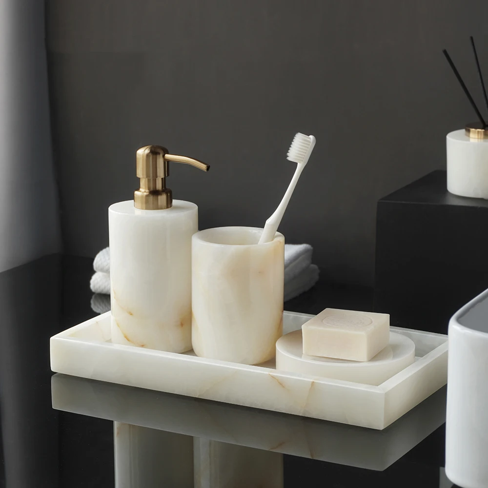 White Onyx Natural Marble Bath - Zara Home Bathroom recension och pris