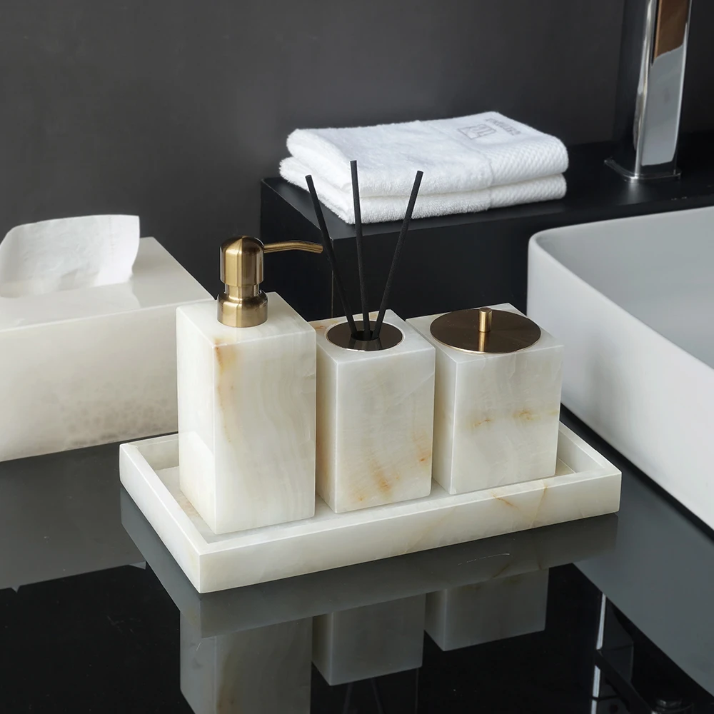 White Onyx Natural Marble Bath - Zara Home Bathroom recension och pris