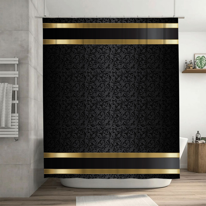 Luxury Black & Gold Bathroom S - Zara Home Bathroom Mat recension och pris