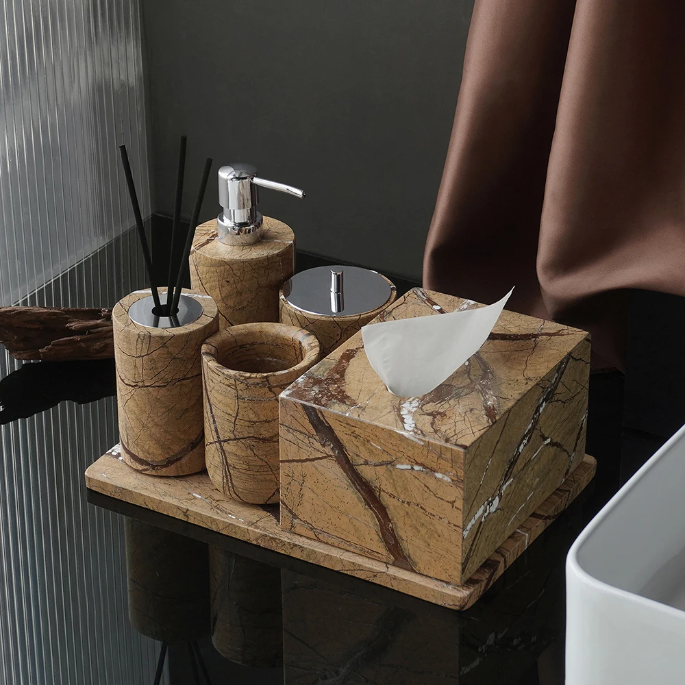 Rainforest Brown Natural Marbl - Zara Home Bathroom recension och pris