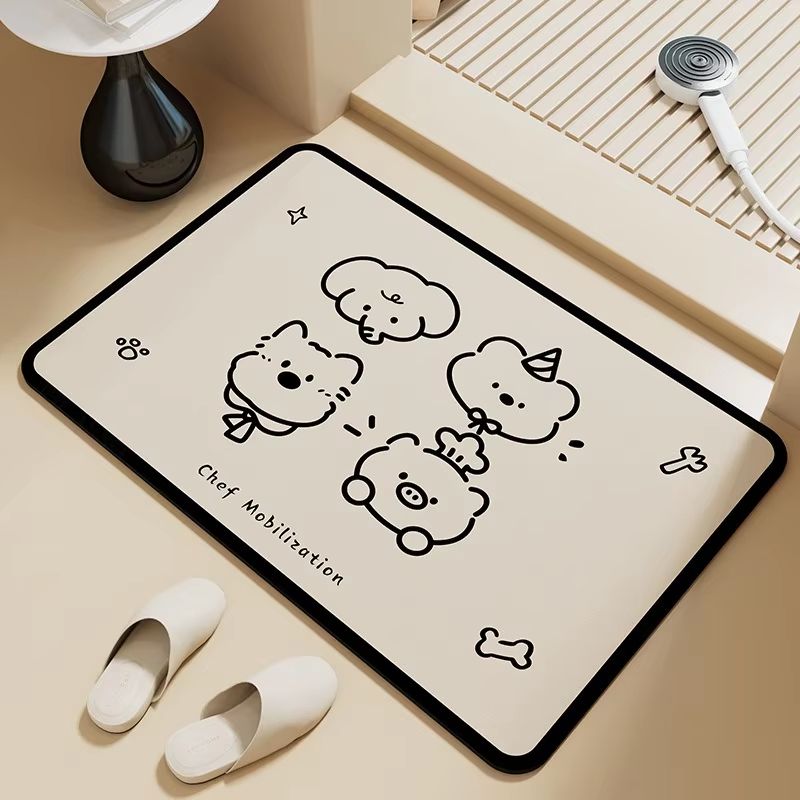 VIKAMA Cute Cartoon Bathroom M - Home Made Bathroom Vanity recension och pris