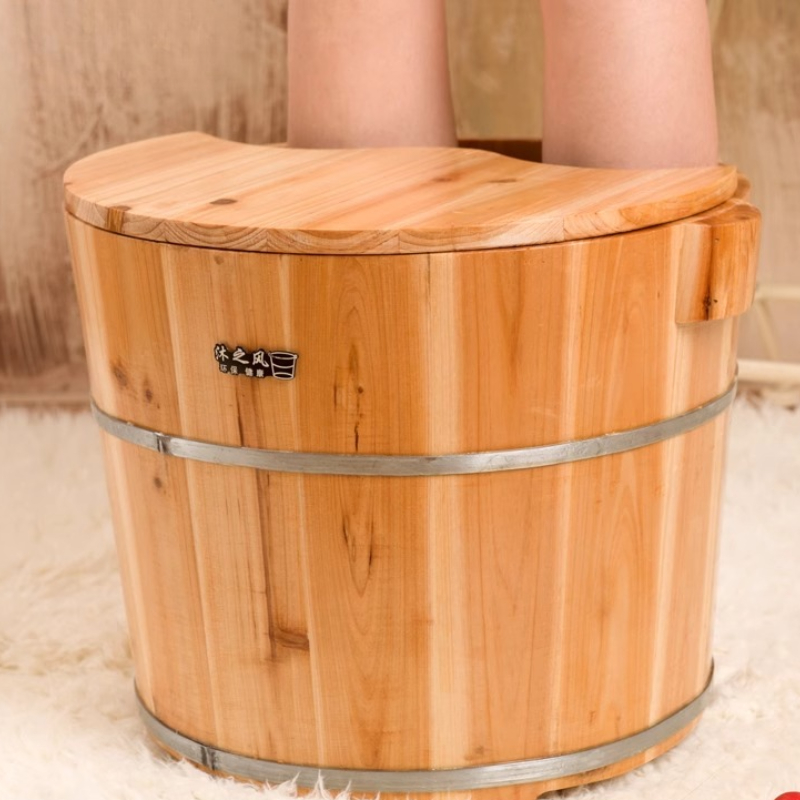 Wood Foot Soaking Tub Deep Ins - Home Bathroom Tub recension och pris
