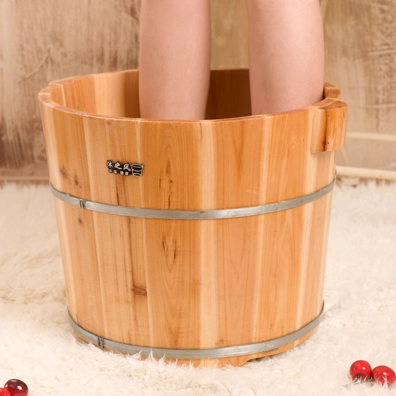 Wood Foot Soaking Tub Deep Ins - Home Bathroom Tub recension och pris