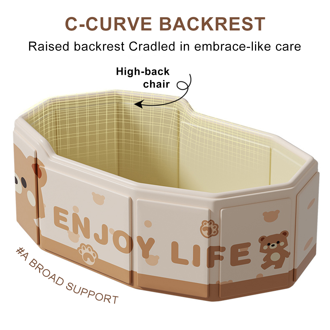 1pc Portable Foldable Bathtub, - Home Bathroom Tub recension och pris