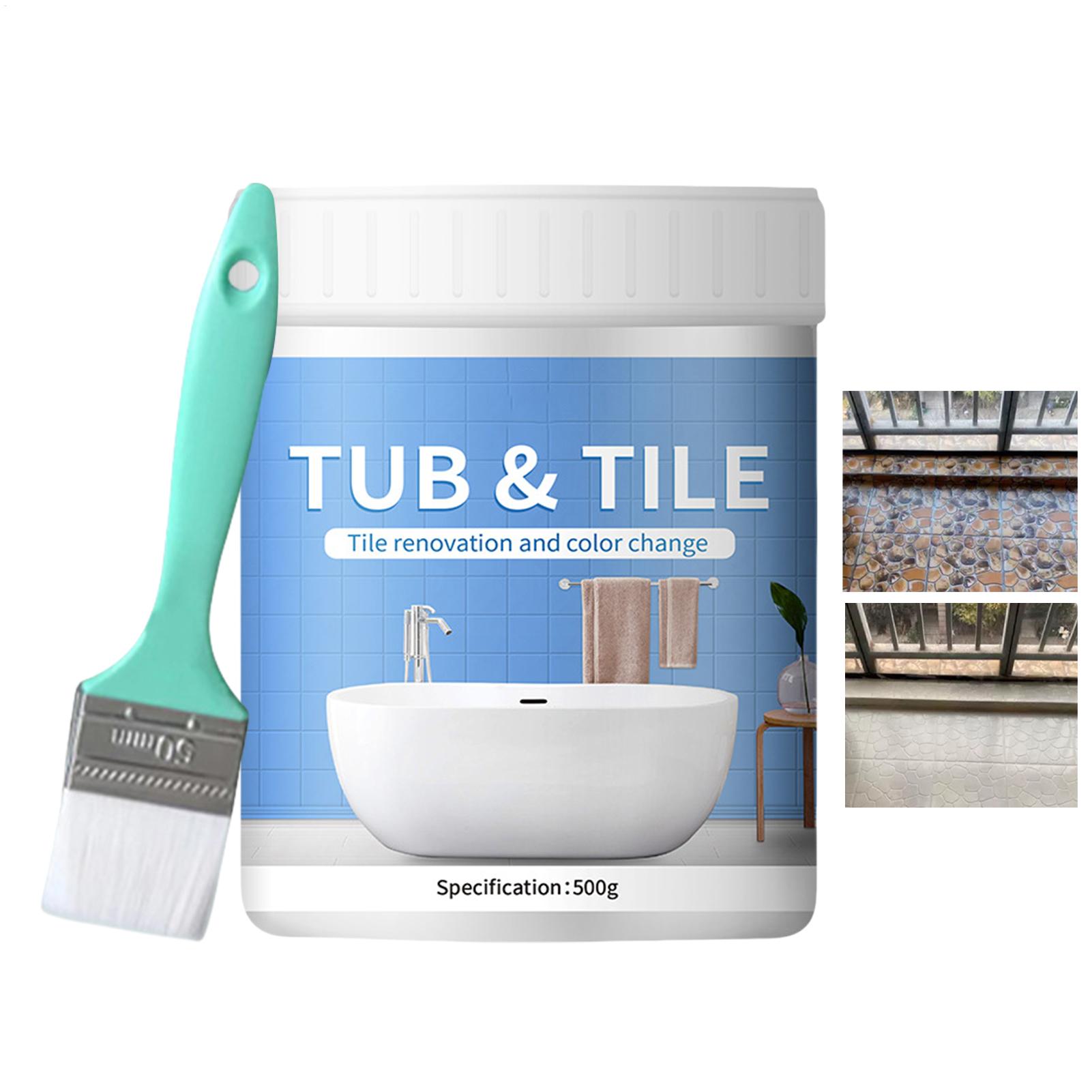 Bathroom Tile Paint Kit 500g W - Home Bathroom Tub recension och pris