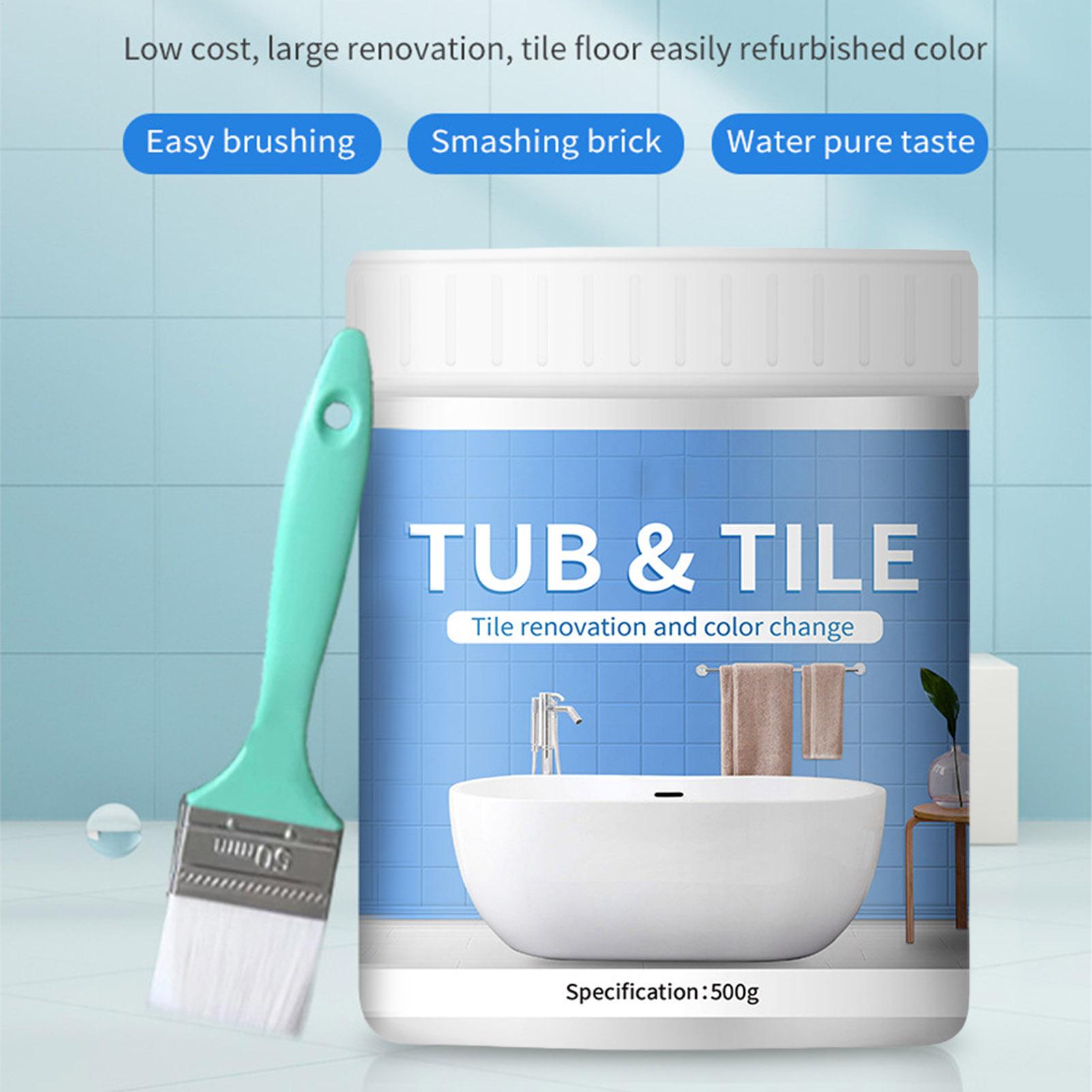 Bathroom Tile Paint Kit 500g W - Home Bathroom Tub recension och pris