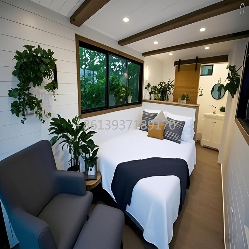 Luxury Expandable Prefab Tiny  - Tiny Home Bathroom Kitchen recension och pris