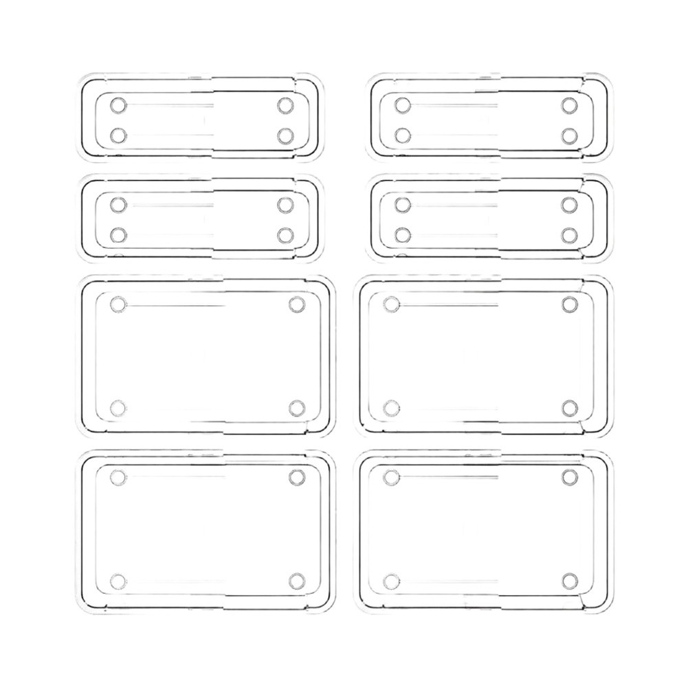 Clear Expandable Drawer Organi - Home Made Bathroom Vanity recension och pris